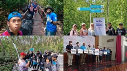 Semangat Clean Up Tanjung Piai 2022. Foto: Dokumentasi Pribadi.