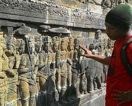 Dokpri. Masyarakat masa lalu/relief di candi Borobudur