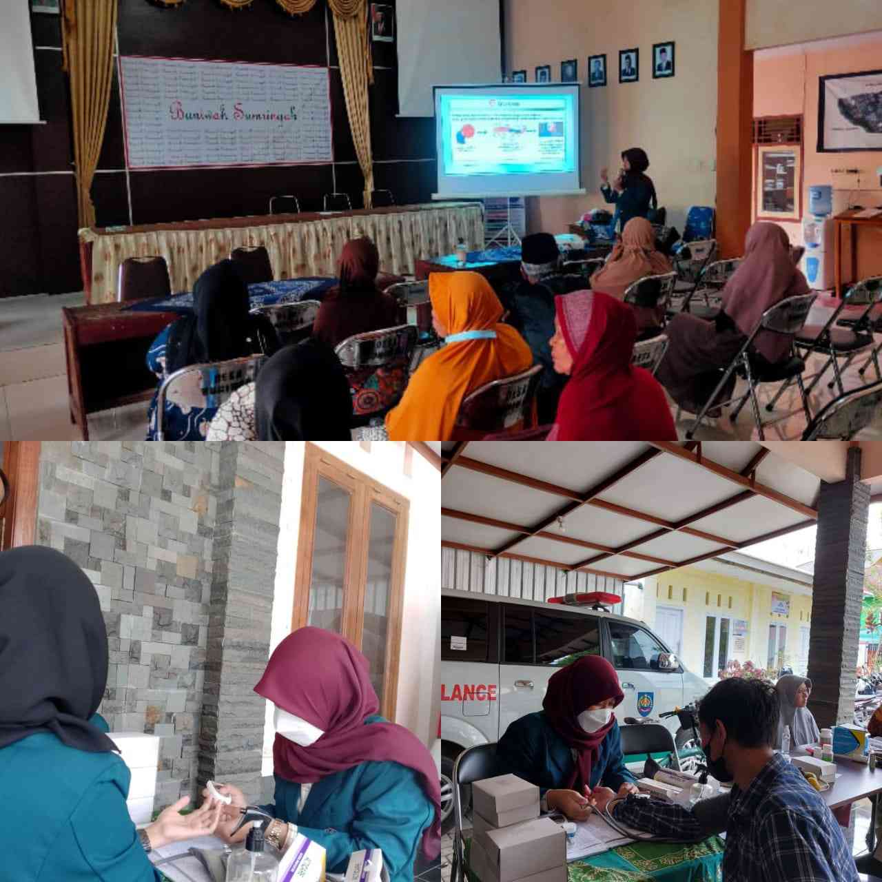 Foto Artikel : Cegah Penyakit Tidak Menular, Mahasiswa KKN Undip ...