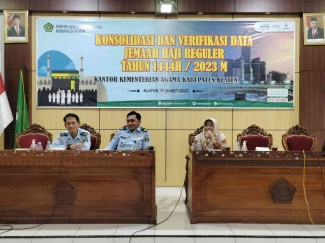 Imigrasi Surakarta Hadir dalam Konsolidasi dan Verifikasi Data Jemaah Haji Reguler Kab. Klaten Imigrasi Surakarta Hadir dalam Konsolidasi dan Verifikasi Data Jemaah Haji Reguler Kab. Klaten
