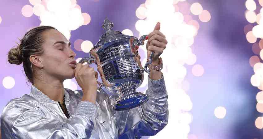 Foto Artikel : Aryna Sabalenka Juara US Open 2025, Antara Rekor, Prize
