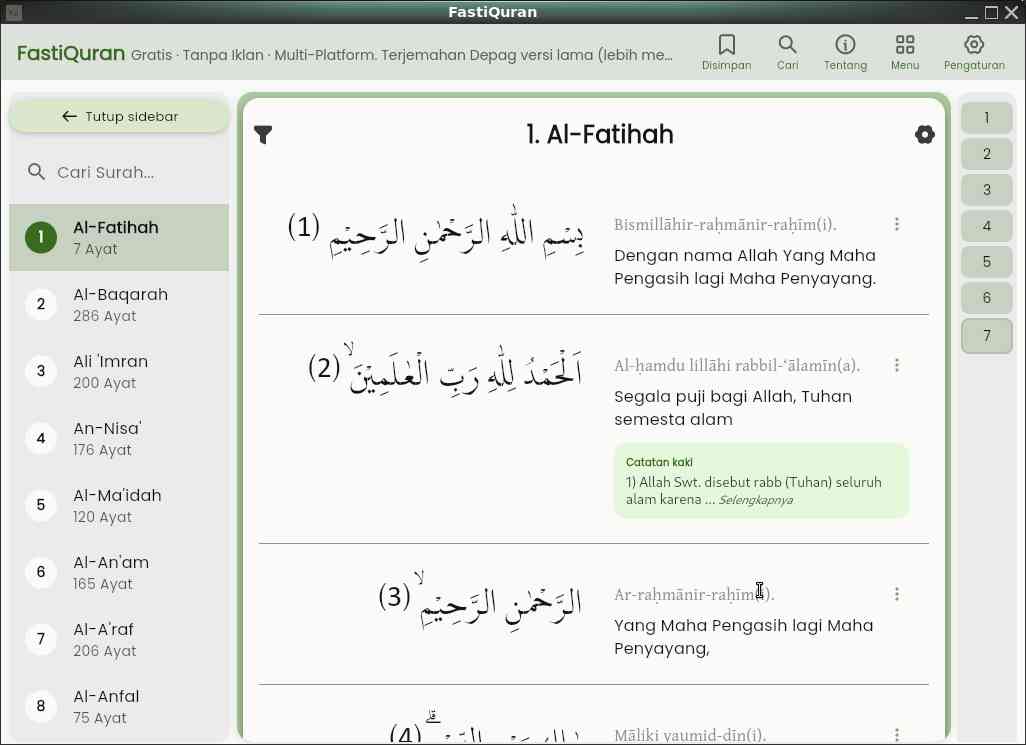 FastiQuran: A Qur’an App that Embraces the Philosophy of Simplicity