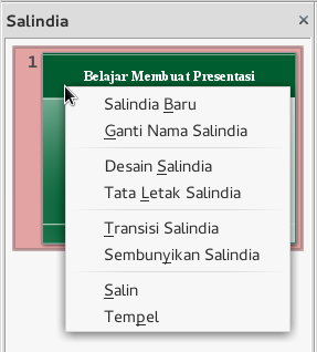 Menambah Slide