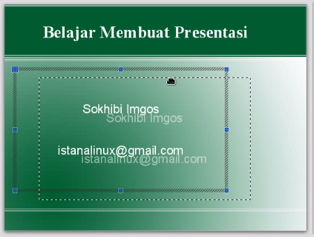 Mengatur Posisi Tulisan