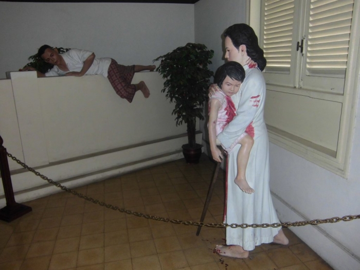 Diorama Ade irma Suryani di museum Jenderal Bear AH Nasution