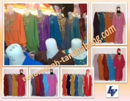 Gamis pesta sifon untuk baju lebaran 2013