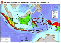 Pantai Selatan Jawa termasuk Kebumen berada di zona tinggi rawan gempa. http://geospasial.bnpb.go.id
