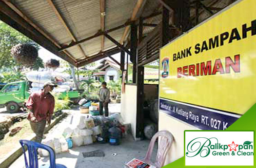 Salah satu bank sampah di Balikpapan (Pusgemasrw06)
