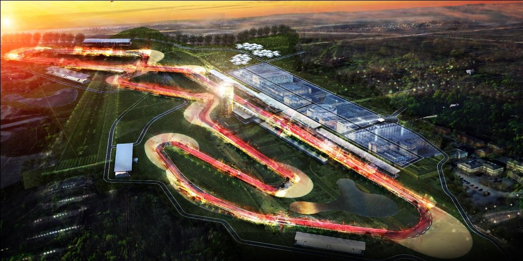 Desain sirkuit balap Lamaru Balikpapan yang dalam proses pembangunan. (Skycrapercity)