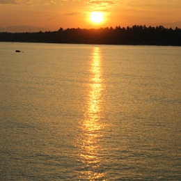 sunset view spots in lombok