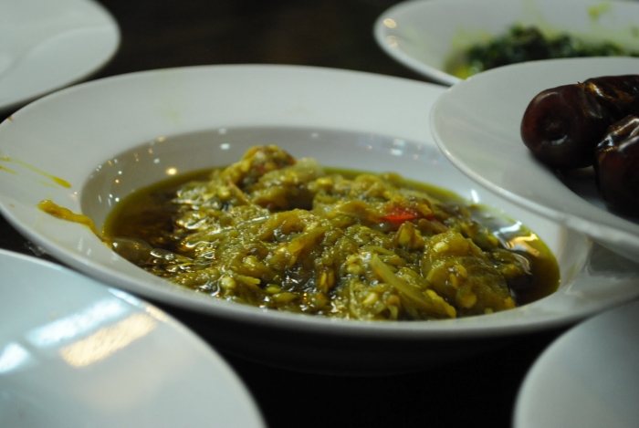 Sambal hijau, khas Padang