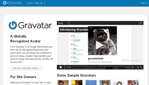 Website Gravatar dot Com