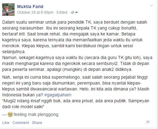Surat Cinta Untuk Ibu Menteriku Shambustory