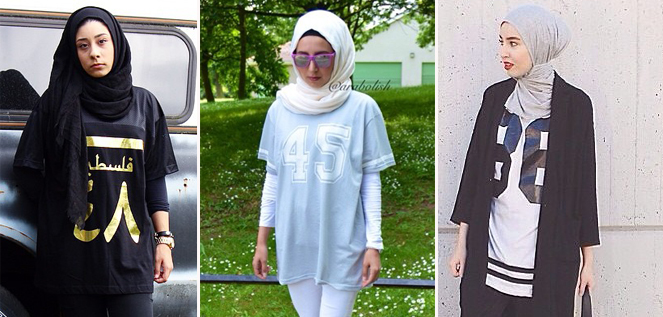 Saat Para Hijabers Memadukan T-shirt 