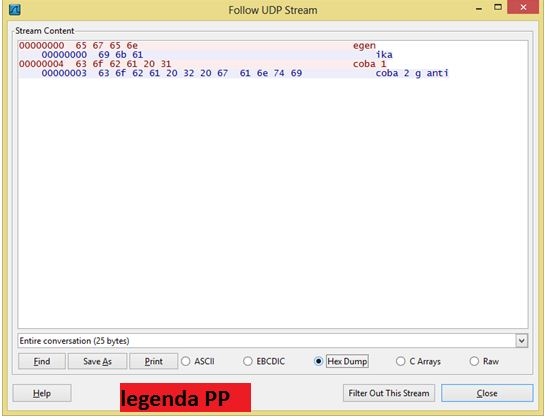 Monitoring Jaringan Komputer beserta Software Wireshark untuk Melihat UDP Pada Transmisi Data