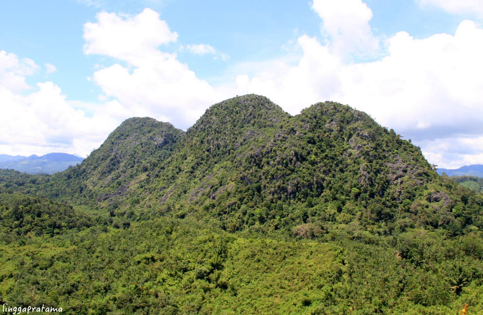 Mengintip Keindahan Pegunungan Meratus Dari Bukit Langara Mengintip Keindahan Pegunungan Meratus Dari Bukit Langara