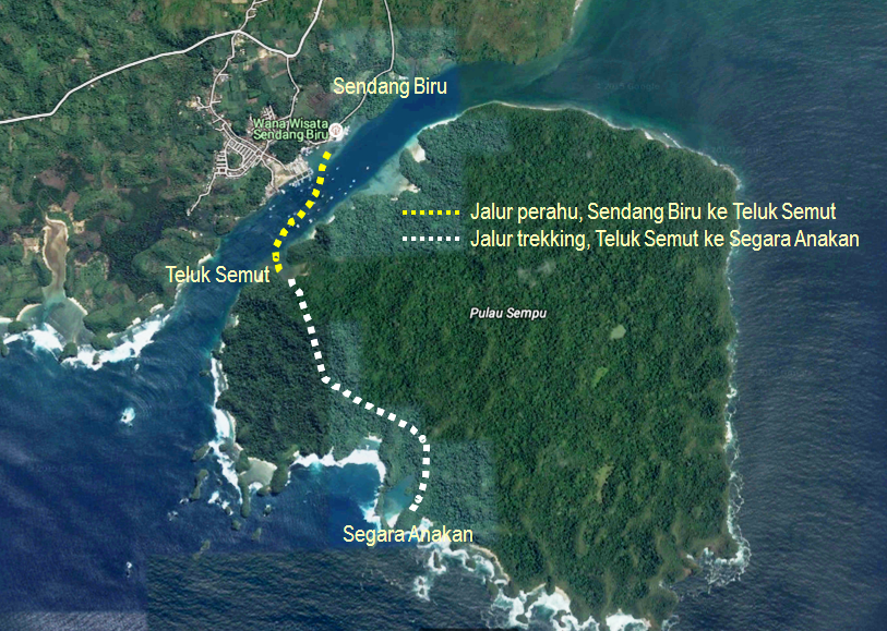 Berkunjung ke pulau Sempu Malang  oleh Iwan Nugroho  Berkunjung ke pulau Sempu Malang  oleh Iwan Nugroho