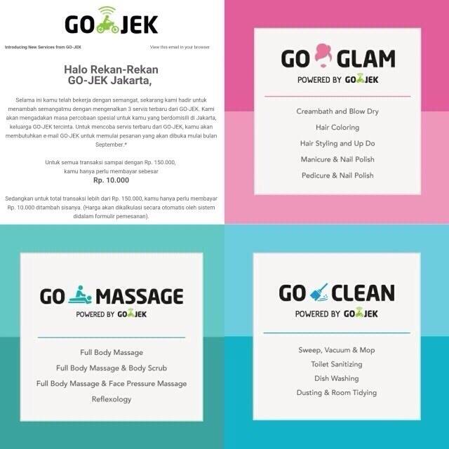 Home Services (GoClean and GoMassage)