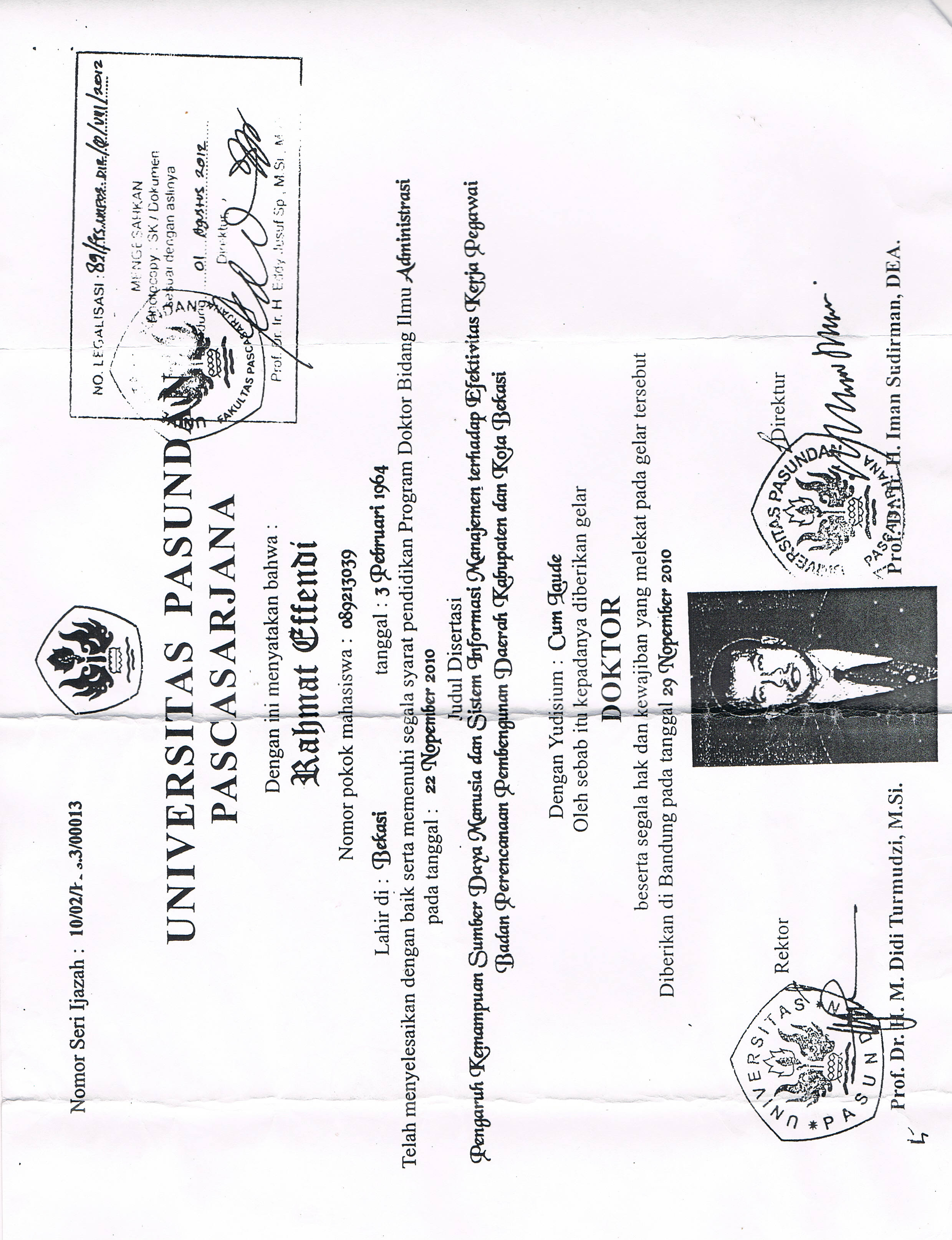 Contoh Surat Keterangan Verifikasi Ijazah Contoh Surat Keterangan Verifikasi Ijazah