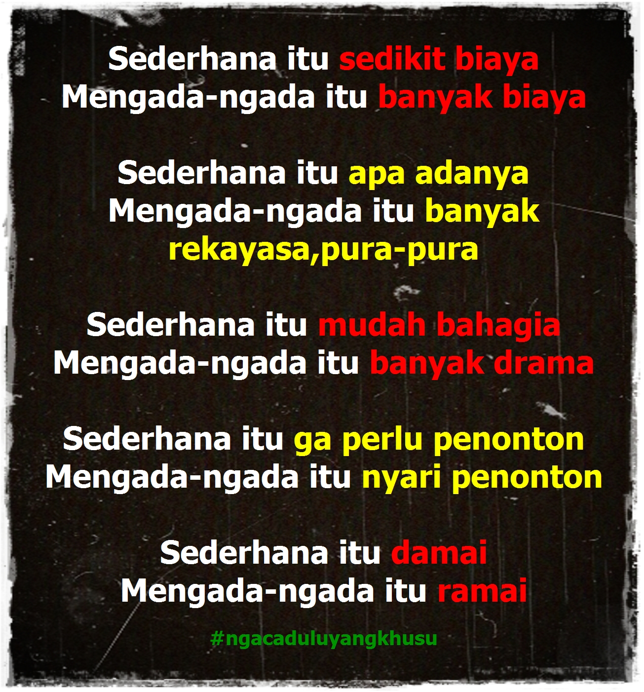 Kehidupan Itu Menyesuaikan Sesuai Kepantasan Halaman 1