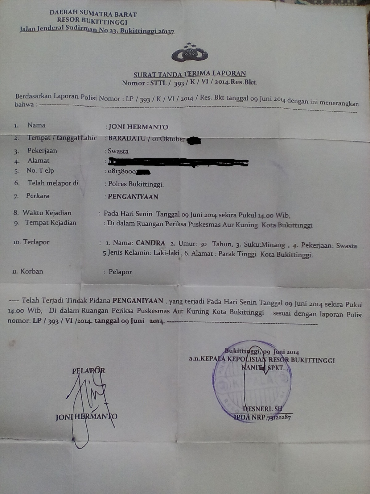 Polisi Anda Adalah Satuan Pengaman Bukan Preman Jadi Tolong