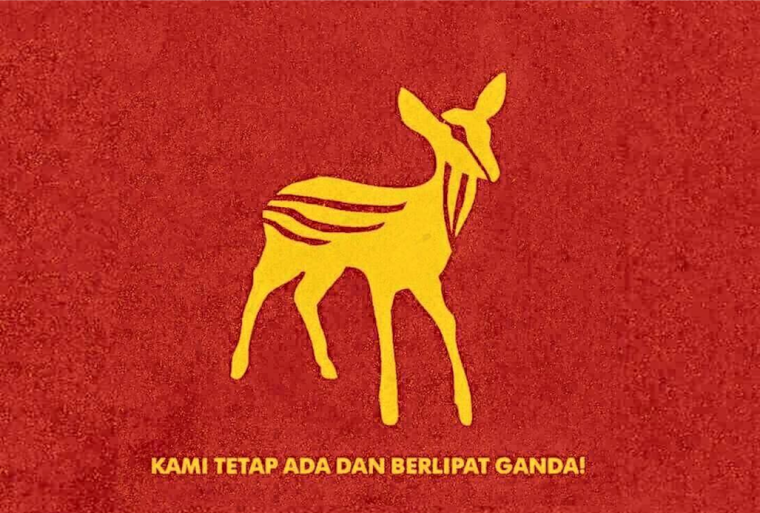 Meme dukungan untuk Salim Kancil yang mendadak viral di media sosial/serunai.co