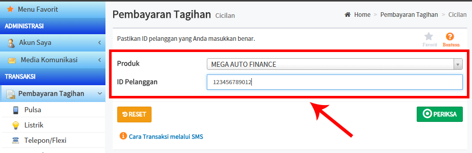 Bayar Angsuran Mega Finance Makin Mudah Dengan Layanan
