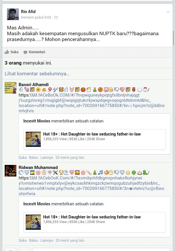 Gejala Berkomentar Syur Di Postingan Fb Mana Polisi It