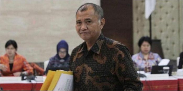 Calon pimpinan KPK, Agus Rahardjo, mengikuti tes wawancara di kantor Kementerian Sekretariat Negara, Jakarta, Senin (24/8/2015.Kompas