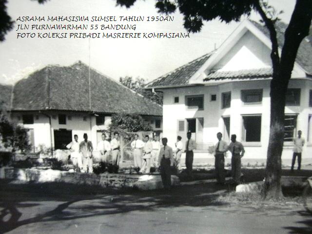 Jalan Purnawarman Bandung, tahun 1957 , foto: koleksi pribadi Masrierie. 