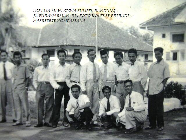 Bangunan heritage asrama putra mahasiswa Sumsel di Bandung, Jalan Purnawarman, 1956