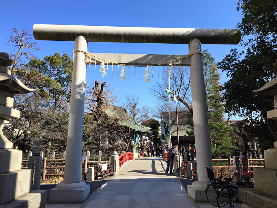 Torii, gerbang menuju Matsudo Jinja