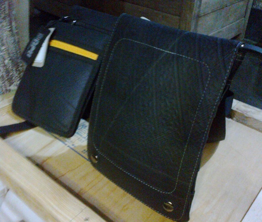 Tas lap top buatan KSS (foto: bamset)