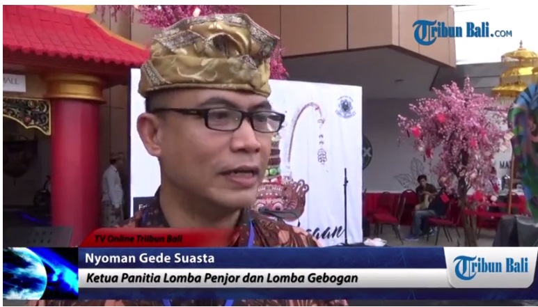 Ketua Panitia Lomba Penjor dan Lomba Gebogan 2016 | Foto: Tribun Bali