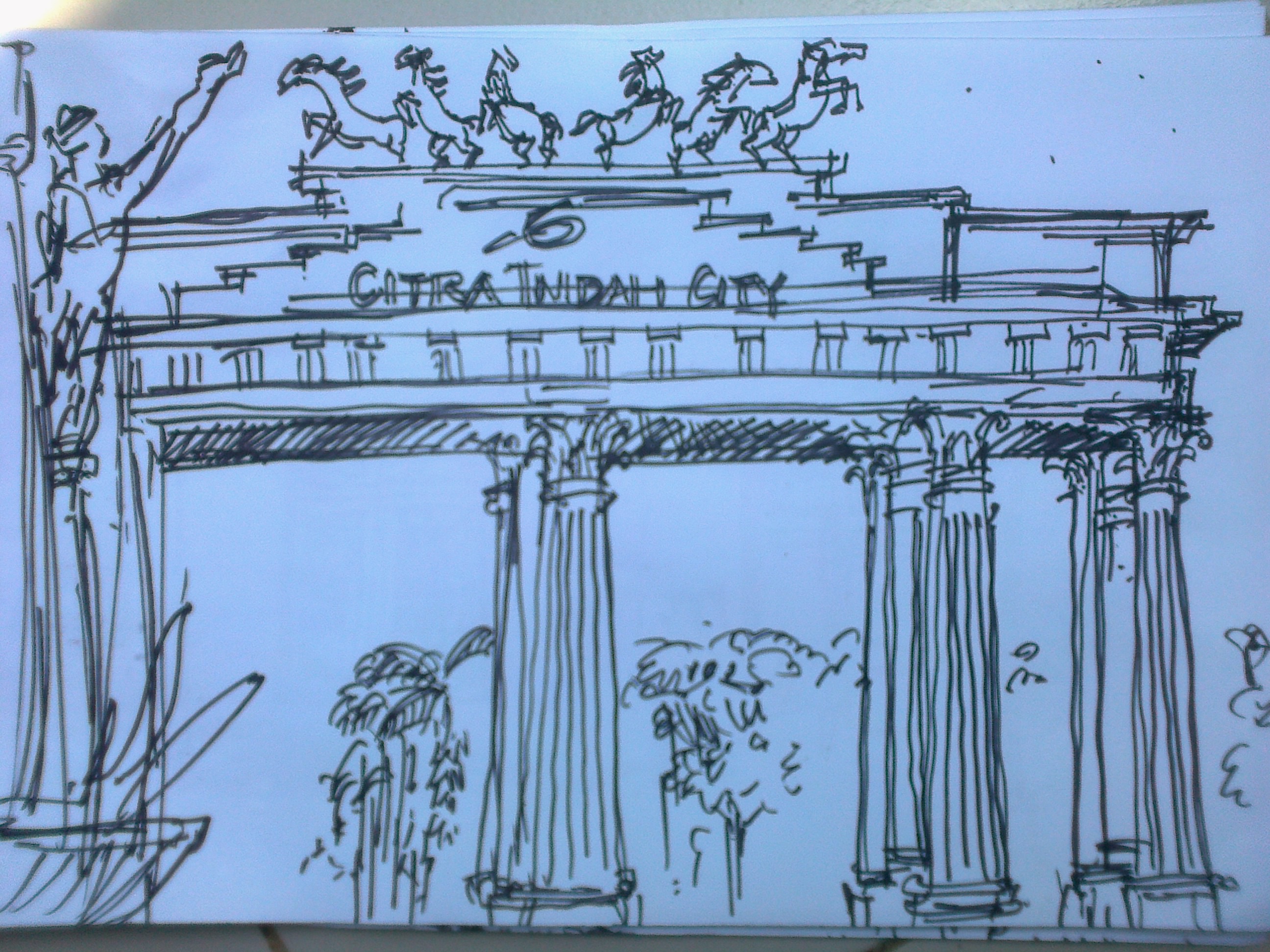 Kumpulan Gambar Sketsa Pembangunan Pusat Informasi Sketsabaru Kumpulan Gambar Sketsa Pembangunan 14