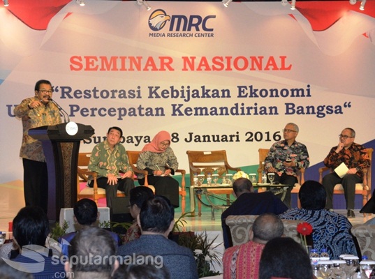 Media Research Center menyelenggarakan Seminar dan Penelitian di Surabaya, Jawa Timur.