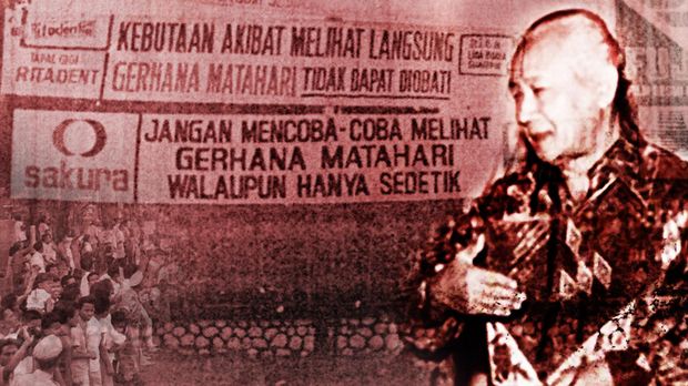 Imbauan Soeharto saat gerhana matahari 1983. Sumber: aktualpost