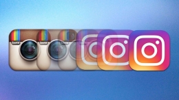 Perubahan logo Instagram. sumber: amazon.co.uk