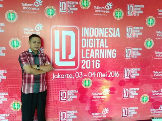 Saat mengikuti Indonesia Digital Learning 2016. Dokpri