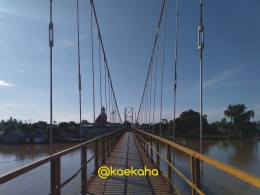 Jembatan Gantung Tandipah (Foto : Koleksi Pribadi)