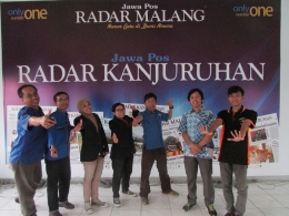 Dok. Pribadi: Bersama para redaksi Jawa Pos Radar Kanjuruhan