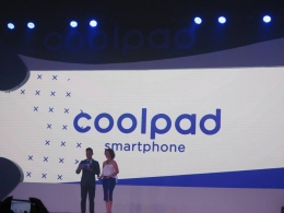 Coolpad Smartphone introduksi oleh MC. Foto: Dok. Lita Chan Lai.
