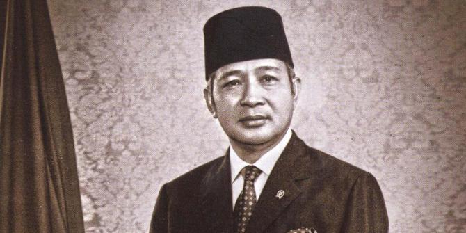 Presiden kedua Republik Indonesia, Jend. (Purn.) H.M. Soeharto. Sumber: merdeka.com