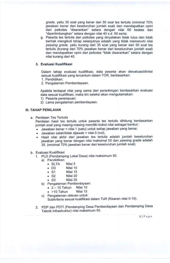 Mengungkap Celah Permainan Kemendes Dalam Seleksi