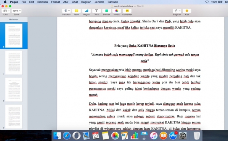 Rancangan cerita yang mulai saya susun sejak akhir 2015. Sebagian saya ambil dari arsip lama di Kompasiana (dok. pri).