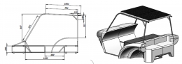 Rancangan Garuda Inspection Car (gambar oleh Aan Yudianto)
