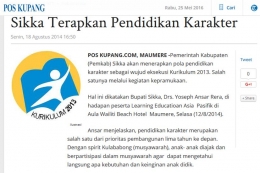 Pendidikan Kulababong. Sumber: kupang.tribunnews.com