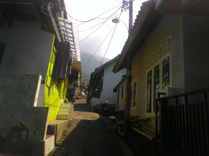 area rumah warga yang tumplek blek padahal dipuncak gunung, dokpri
