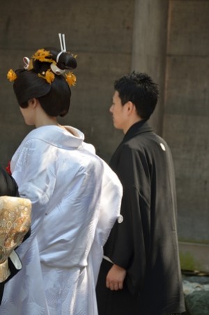 Pengantin  ala Shinto di Jepang (Foto: Paras Tuti)