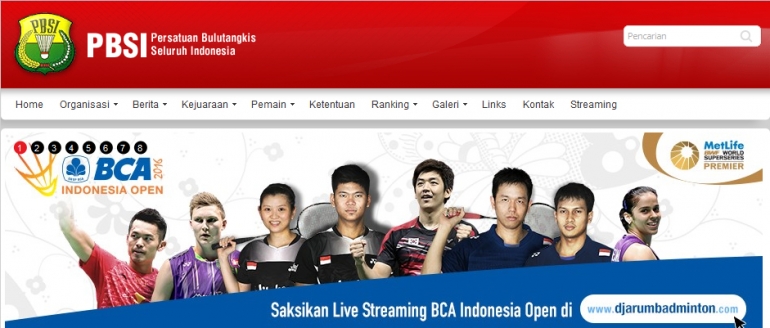 Deskripsi : BCA menjadi sponsor utama Indonesia Open 2016 I Sumber Foto : PBSI